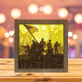 Military 2 - Paper Cutting Light Box - LightBoxGoodman - LightboxGoodman