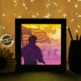 Military - Paper Cutting Light Box - LightBoxGoodman - LightboxGoodman