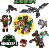 Minecraft 02 - Cricut File - Svg, Png, Dxf, Eps - LightBoxGoodMan