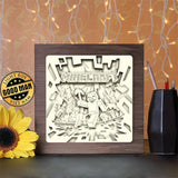 Minecraft 2 - Paper Cutting Light Box - LightBoxGoodman - LightboxGoodman