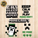 Minecraft - Cricut File - Svg, Png, Dxf, Eps - LightBoxGoodMan - LightboxGoodman