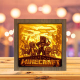 Minecraft - Paper Cutting Light Box - LightBoxGoodman - LightboxGoodman