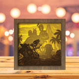 Minions 2 Square - Paper Cutting Light Box - LightBoxGoodman - LightboxGoodman