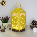 Minions - Paper Cut Lantern File - Cricut File - 10x20cm - LightBoxGoodMan - LightboxGoodman