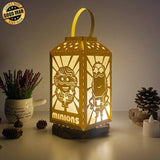 Minions - Paper Cut Lantern File - Cricut File - 10x20cm - LightBoxGoodMan - LightboxGoodman