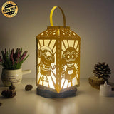 Minions - Paper Cut Lantern File - Cricut File - 10x20cm - LightBoxGoodMan - LightboxGoodman