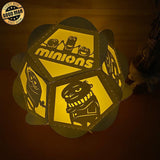 Minions - Pentagon 3D Lantern File - Cricut File - LightBoxGoodMan - LightboxGoodman