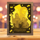 Money Heist - Paper Cutting Light Box - LightBoxGoodman