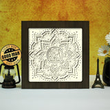 Monogram Mandala – Paper Cut Light Box File - Cricut File - 20x20cm - LightBoxGoodMan - LightboxGoodman