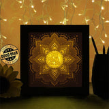 Monogram Mandala - Paper Cutting Light Box - LightBoxGoodman - LightboxGoodman