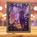 Mononoke - Paper Cutting Light Box - LightBoxGoodman