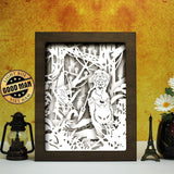 Mononoke - Paper Cutting Light Box - LightBoxGoodman - LightboxGoodman