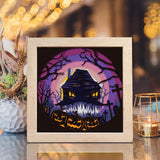 Monster House – Paper Cut Light Box File - Cricut File - 20x20cm - LightBoxGoodMan