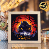 Monster House – Paper Cut Light Box File - Cricut File - 20x20cm - LightBoxGoodMan - LightboxGoodman