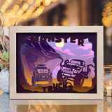 Monster Truck 1 – Paper Cut Light Box File - Cricut File - 20x26cm - LightBoxGoodMan - LightboxGoodman