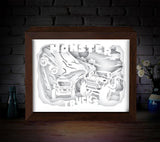 Monster Truck 1 – Paper Cut Light Box File - Cricut File - 20x26cm - LightBoxGoodMan - LightboxGoodman