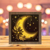 Moon Flower - Paper Cutting Light Box - LightBoxGoodman - LightboxGoodman