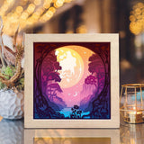 Moonlight 3 – Paper Cut Light Box File - Cricut File - 8x8 inches - LightBoxGoodMan