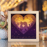 Mother And Daughter – Paper Cut Light Box File - Cricut File - 8x8 inches - LightBoxGoodMan - LightboxGoodman