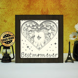 Mother And Daughter – Paper Cut Light Box File - Cricut File - 8x8 inches - LightBoxGoodMan - LightboxGoodman