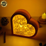 Mother Day 2 - Heart Papercut Lightbox File - 6,2x6,4" - Cricut File - LightBoxGoodMan - LightboxGoodman