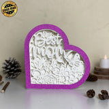 Mother Day 2 - Heart Papercut Lightbox File - 6,2x6,4" - Cricut File - LightBoxGoodMan - LightboxGoodman