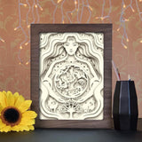 Mother Earth - Paper Cutting Light Box - LightBoxGoodman - LightboxGoodman