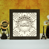 Mother Mandala – Paper Cut Light Box File - Cricut File - 8x8 Inches - LightBoxGoodMan - LightboxGoodman