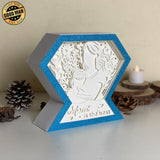 Mother's Day 1 - Paper Cut Diamond Light Box File - Cricut File - 17x20cm - LightBoxGoodMan - LightboxGoodman