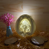 Mother's Day 2 - Easter Egg 3D Pop-up File - Cricut File - 5.8x4.8" - LightBoxGoodMan - LightboxGoodman