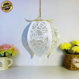 Mother's Day - 3D Bell Flower Lantern File - Cricut File - LightBoxGoodMan - LightboxGoodman