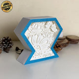 Mother's Day 5 - Paper Cut Diamond Light Box File - Cricut File - 17x20cm - LightBoxGoodMan - LightboxGoodman