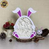 Mother's Day - Paper Cut Bunny Light Box File - Cricut File - 9,7x7,5 Inches - LightBoxGoodMan - LightboxGoodman