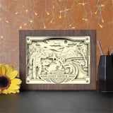 Motor Harley Davidson Cycles - Paper Cutting Light Box - LightBoxGoodman - LightboxGoodman