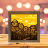 Mount Rushmore - Paper Cutting Light Box - LightBoxGoodman - LightboxGoodman