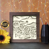 Mount Rushmore - Paper Cutting Light Box - LightBoxGoodman - LightboxGoodman