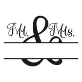 Mr&Mrs - Cricut File - Svg, Png, Dxf, Eps - LightBoxGoodMan