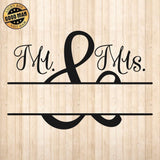 Mr&Mrs - Cricut File - Svg, Png, Dxf, Eps - LightBoxGoodMan - LightboxGoodman