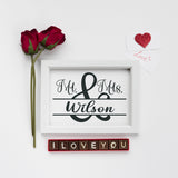 Mr&Mrs - Cricut File - Svg, Png, Dxf, Eps - LightBoxGoodMan - LightboxGoodman