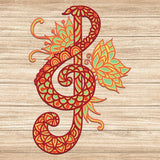 Musical Note - Paper 3D Layered File - Cricut File - 20x29cm - LightBoxGoodMan