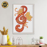 Musical Note - Paper 3D Layered File - Cricut File - 20x29cm - LightBoxGoodMan - LightboxGoodman