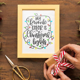 My Favorite Color Is Christmas Lights - Cricut File - Svg, Png, Dxf, Eps - LightBoxGoodMan - LightboxGoodman