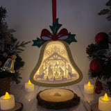 Nativity - Bell Lantern File - Cricut File - LightBoxGoodMan - LightboxGoodman