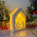 Nativity - Paper Cut House Light Box File - Cricut File - 13x19 Inches - LightBoxGoodMan - LightboxGoodman