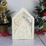 Nativity - Paper Cut House Light Box File - Cricut File - 13x19 Inches - LightBoxGoodMan - LightboxGoodman