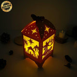 Nativity - Paper Cut Lantern File - Cricut File - 10,5x20,6cm - LightBoxGoodMan - LightboxGoodman