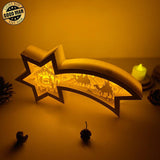 Nativity Scene 1 - Paper Cut Star Light Box File - Cricut File - 28x13.7cm - LightBoxGoodMan - LightboxGoodman