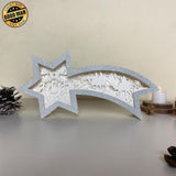 Nativity Scene 1 - Paper Cut Star Light Box File - Cricut File - 28x13.7cm - LightBoxGoodMan - LightboxGoodman