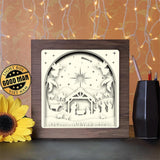 Nativity Scene 2 - Paper Cutting Light Box - LightBoxGoodman - LightboxGoodman