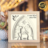 Nativity Scene 3 – Paper Cut Light Box File - Cricut File - 20x20cm - LightBoxGoodMan - LightboxGoodman